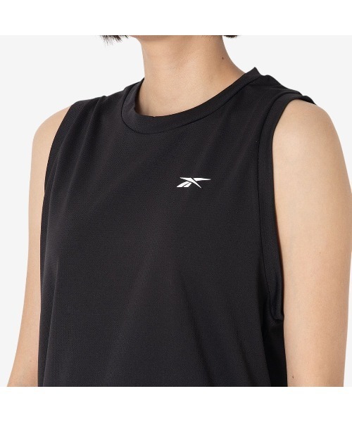 Reebok（リーボック）の「メッシュ タンクトップ / RIVER BB MESH TANK（タンクトップ・レディース・ブラック/ホワイト・X-SMALL/MEDIUM/SMALL）」の5枚目の写真