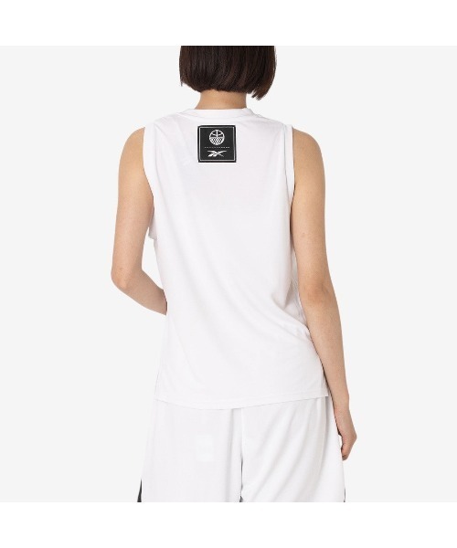 Reebok（リーボック）の「メッシュ タンクトップ / RIVER BB MESH TANK（タンクトップ・レディース・ブラック/ホワイト・X-SMALL/MEDIUM/SMALL）」の9枚目の写真