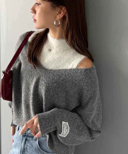 タグ付き未使用♡IENA フェザーニット セール】【mily bilet】セットアイテムで大人の余裕を演出。ブランド