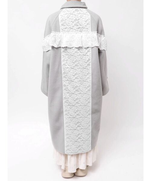 merry jenny（メリージェニー）の「レースデコラティブコート（チェスターコート・レディース・アイボリー/ピンク/グレー・FREE）」の19枚目の写真