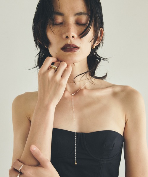 TEN.(テン)の「SILVER925 18KGP グレースネックレス(ネックレス・レディース・シルバー×ゴールド・FREE)」の1枚目の写真