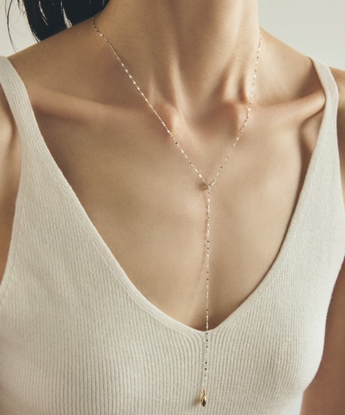 TEN.(テン)の「SILVER925 18KGP グレースネックレス(ネックレス・レディース・シルバー×ゴールド・FREE)」の2枚目の写真