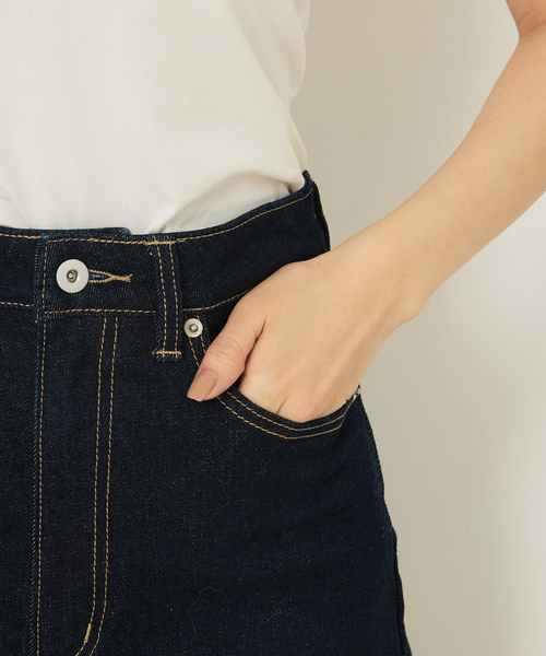 abahouse mavie（アバハウスマヴィ）の「オリジナルカーブデニム（デニムパンツ・レディース・インディゴブルー/ブルー・36/38/40）」の9枚目の写真