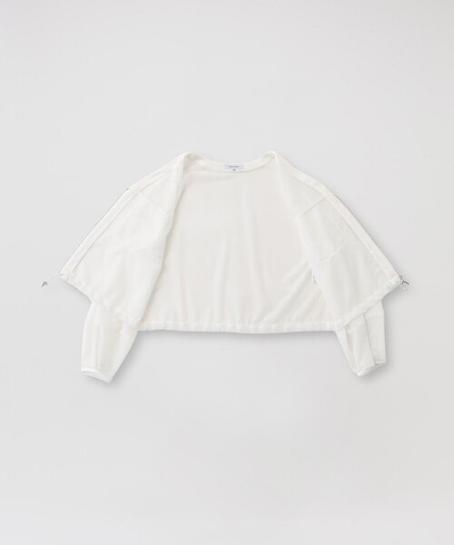 LOVELESS（ラブレス）の「ラッセルメッシュカーディガン（カーディガン/ボレロ・レディース・ブラック/オフホワイト・36）」の18枚目の写真