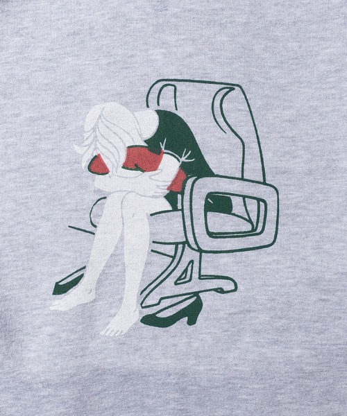 NATAL DESIGN（ネイタルデザイン）の「Zzz... Sweat（スウェット・メンズ・レッド/グレー・X-LARGE/LARGE/MEDIUM）」の7枚目の写真