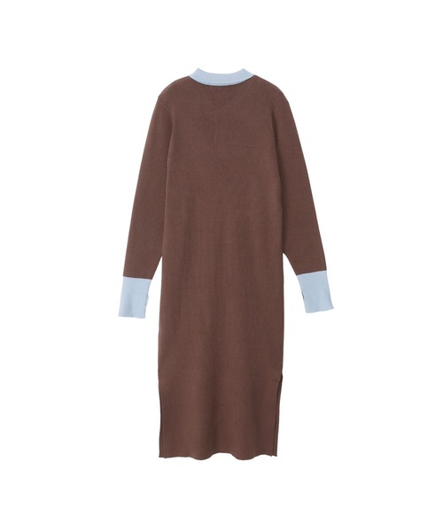 セール】【Ada.別注 U.S. POLO ASSN】配色デザイン ポロ襟 ニット