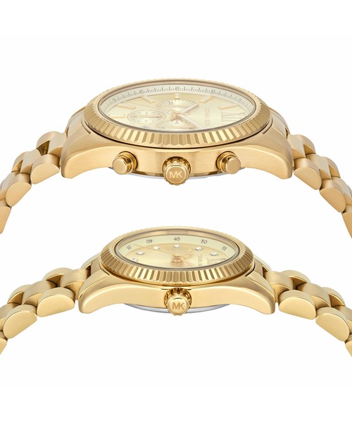 MICHAEL KORS(マイケルコース)の「マイケル・コース 腕時計 レディース アナログ ステンレス MK4950SET(アナログ腕時計・レディース・ゴールド・FREE)」の2枚目の写真