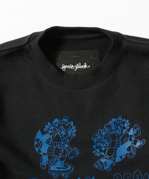 BEAMS T（ビームスティー）の「Ferris Plock / Sweatshirt（スウェット・メンズ・ブラック・SMALL/MEDIUM/LARGE/X-LARGE）」の3枚目の写真