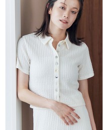 Ungrid | カットジャカードポロシャツ(ポロシャツ)