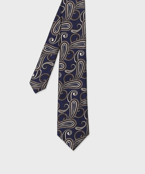 Paul Smith(ポールスミス)の「モダンペイズリー タイ【250106 552MT】(ネクタイ・メンズ・ダークグレー/ダークブルー/グリーン・FREE)」の2枚目の写真
