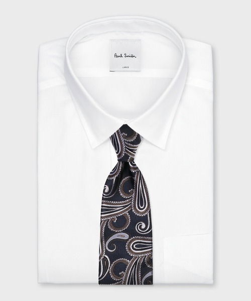 Paul Smith(ポールスミス)の「モダンペイズリー タイ【250106 552MT】(ネクタイ・メンズ・ダークグレー/ダークブルー/グリーン・FREE)」の5枚目の写真