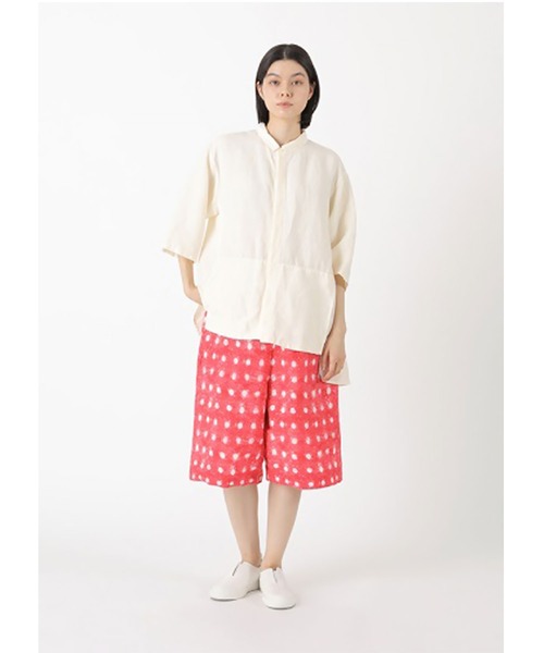 Plantation(プランテーション)の「リネンレーヨン / (O)(シャツ/ブラウス・レディース・オフホワイト/ピンク・M size)」の14枚目の写真