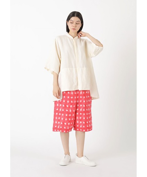 Plantation(プランテーション)の「リネンレーヨン / (O)(シャツ/ブラウス・レディース・オフホワイト/ピンク・M size)」の13枚目の写真