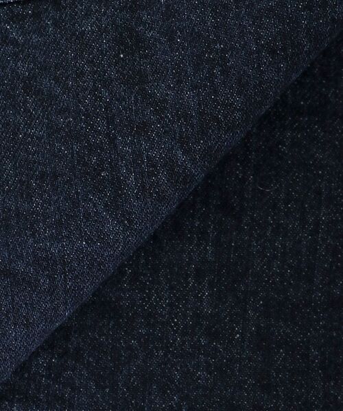 MAJESTIC LEGON（マジェスティックレゴン）の「ボアトリムクロップドジャケット（その他アウター・レディース・ネイビー/ブラウン・SMALL/MEDIUM）」の4枚目の写真