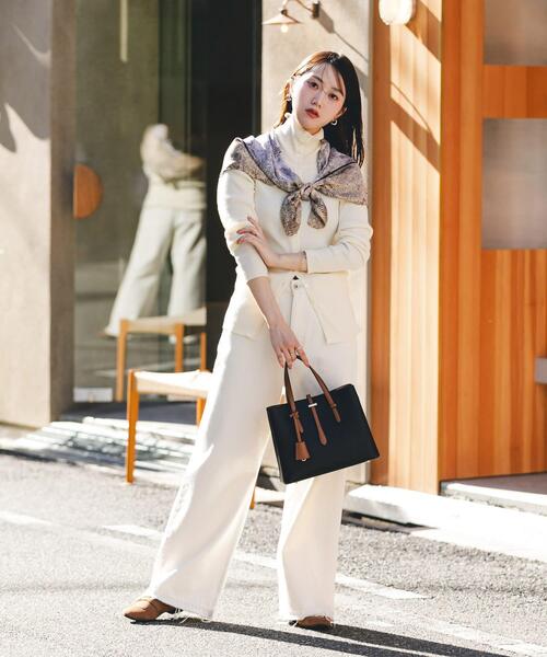 RODE SKO(ロデスコ)の「チャーム付ミドルバッグ『Msize』(トートバッグ・レディース・グレー/ブラック系その他/アイボリー/ミント・ONE)」の20枚目の写真