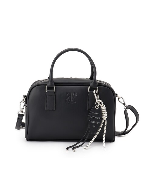 Ober Tashe(オーバータッシェ)の「2wayボストンショルダーバッグ(ショルダーバッグ・レディース・ブラック/アイボリー/ワインレッド・FREE)」の11枚目の写真