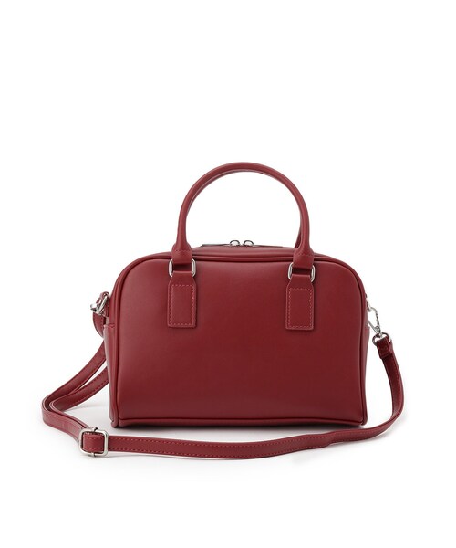 Ober Tashe(オーバータッシェ)の「2wayボストンショルダーバッグ(ショルダーバッグ・レディース・ブラック/アイボリー/ワインレッド・FREE)」の14枚目の写真