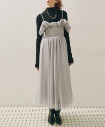 J1U by LA BELLE ETUDE | ヘムフリルコルセットワンピース(ワンピース)