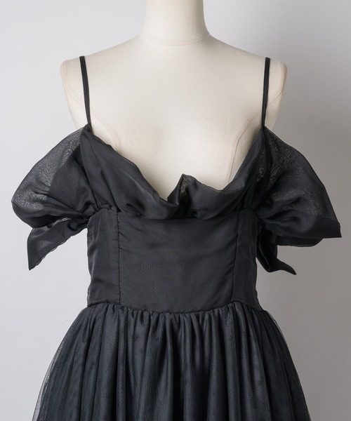 ラベルエチュード　フリルドレス/ワンピース　クリニング済み ラベルエチュード フリルドレス/ワンピース クリニング済み