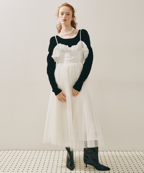 ラベルエチュード　フリルドレス/ワンピース　クリニング済み ONE PIECE – LA BELLE ETUDE online store