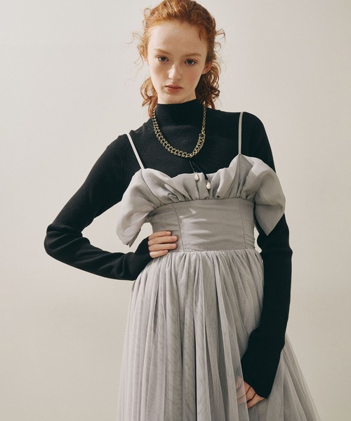 ヘムフリルコルセットワンピース（ワンピース）｜J1U by LA