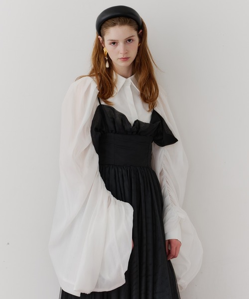 ヘムフリルコルセットワンピース（ワンピース）｜J1U by LA BELLE