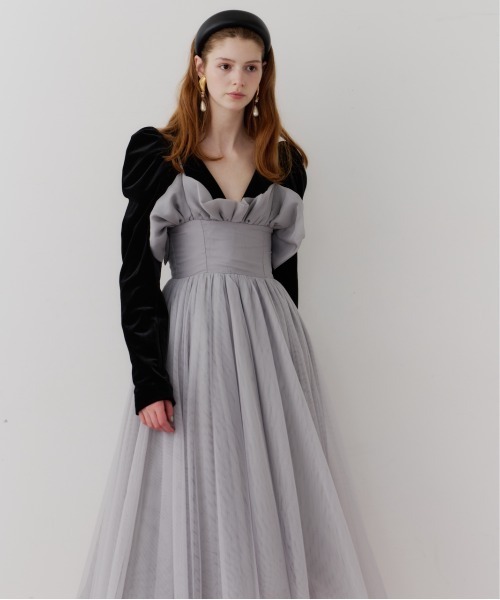 ヘムフリルコルセットワンピース（ワンピース）｜J1U by LA BELLE