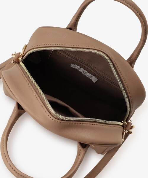 Afternoon Tea（アフタヌーンティー）の「カスタムチャームボストン型ショルダーバッグ（ショルダーバッグ・レディース・ブラック/ベージュ・ONE SIZE）」の10枚目の写真