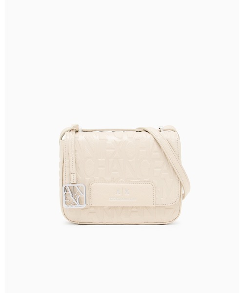 ARMANI EXCHANGE(アルマーニエクスチェンジ)の「【A|X アルマーニ エクスチェンジ】<ZOZO限定>オールオーバーエンボスロゴ ミニショルダーバッグ(グレイン)(ショルダーバッグ・レディース・ライトベージュ・FREE)」の4枚目の写真