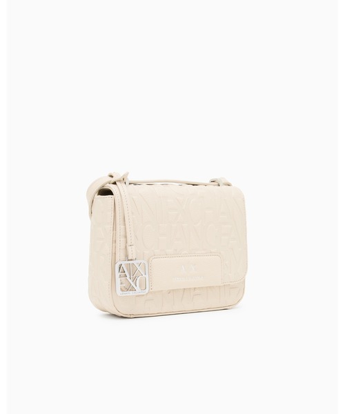 ARMANI EXCHANGE(アルマーニエクスチェンジ)の「【A|X アルマーニ エクスチェンジ】<ZOZO限定>オールオーバーエンボスロゴ ミニショルダーバッグ(グレイン)(ショルダーバッグ・レディース・ライトベージュ・FREE)」の5枚目の写真