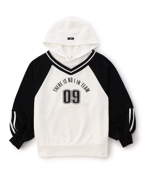 algy（アルジー）の「カジュアル裏毛フーディー（パーカー・キッズ・オフホワイト/ネイビー/レッド・X-SMALL/XX-SMALL/MEDIUM/SMALL）」の14枚目の写真