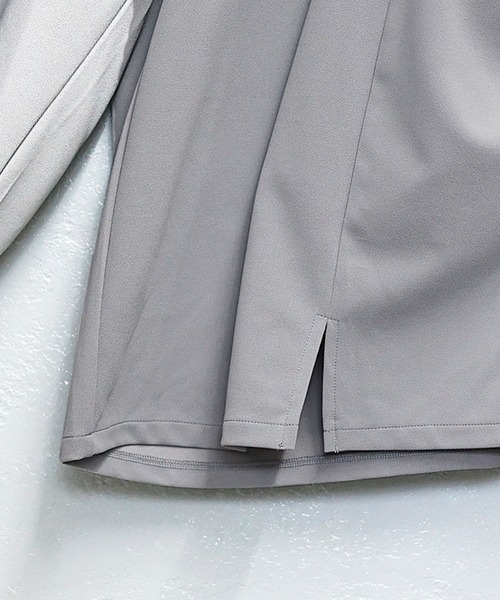 MinoriTY（マイノリティ）の「【MinoriY】2点セット梨地ドレープロングカーディガンセットアップ メンズ 秋服 ロングカーデ+袴パンツ（セットアップ・メンズ・グレー/ブラック・S/M/L）」の16枚目の写真