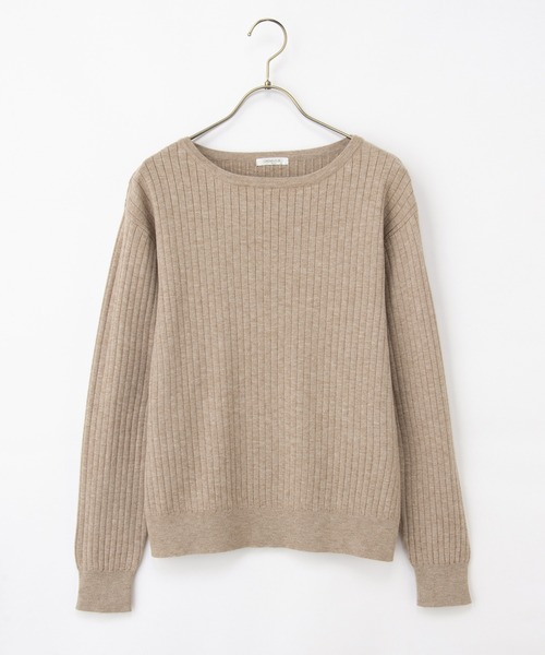 ワイドリブボートネック（ニット/セーター）｜Honeys（ハニーズ）の