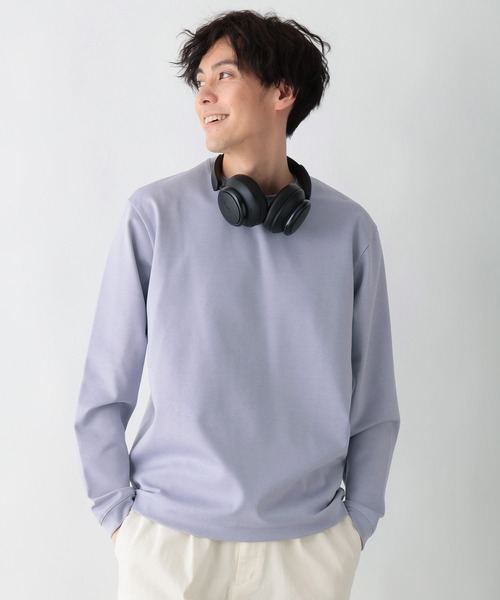 GLOBAL WORK(グローバルワーク)の「リッチクリーンスウェット/クルー/576826(スウェット・メンズ・ブラック/ライトグレー/ブラック系その他/オフホワイト/ライトパープル/ダークブラウン・SMALL/X-SMALL/3XL/XX-LARGE/X-LARGE/LARGE/MEDIUM)」の6枚目の写真