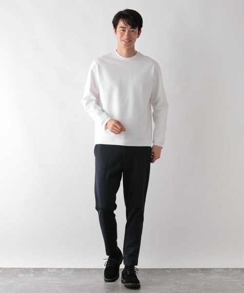 GLOBAL WORK(グローバルワーク)の「リッチクリーンスウェット/クルー/576826(スウェット・メンズ・ブラック/ライトグレー/ブラック系その他/オフホワイト/ライトパープル/ダークブラウン・SMALL/X-SMALL/3XL/XX-LARGE/X-LARGE/LARGE/MEDIUM)」の7枚目の写真