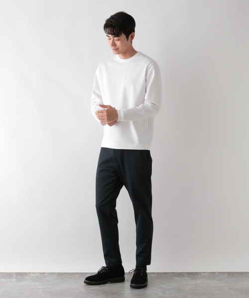 GLOBAL WORK(グローバルワーク)の「リッチクリーンスウェット/クルー/576826(スウェット・メンズ・ブラック/ライトグレー/ブラック系その他/オフホワイト/ライトパープル/ダークブラウン・SMALL/X-SMALL/3XL/XX-LARGE/X-LARGE/LARGE/MEDIUM)」の8枚目の写真