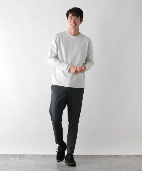 GLOBAL WORK(グローバルワーク)の「リッチクリーンスウェット/クルー/576826(スウェット・メンズ・ブラック/ライトグレー/ブラック系その他/オフホワイト/ライトパープル/ダークブラウン・SMALL/X-SMALL/3XL/XX-LARGE/X-LARGE/LARGE/MEDIUM)」の11枚目の写真