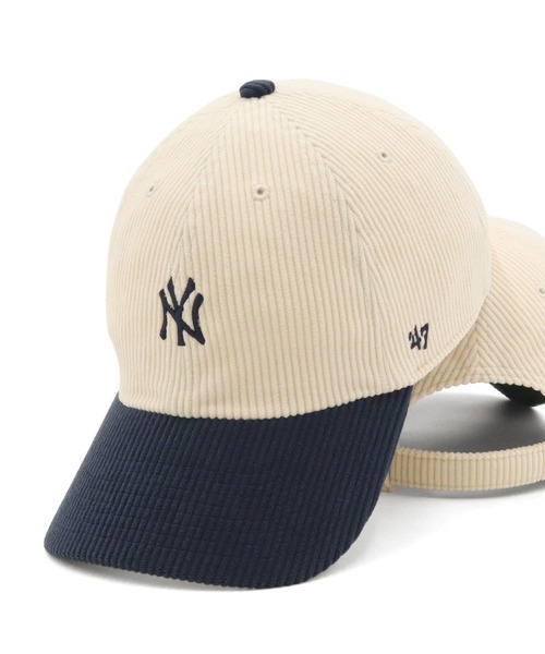 '47（フォーティーセブン）の「’47BRANDフォーティーセブン コーデュロイキャップ ツートーンクリーンナップ MLB（キャップ・メンズ・ホワイト系その他/ホワイト・FREE）」の2枚目の写真