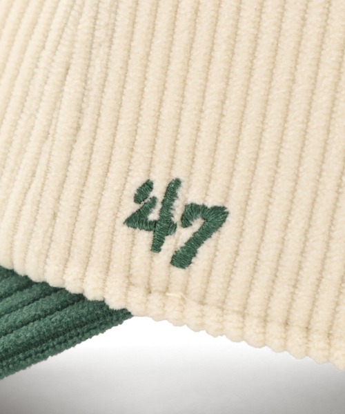 '47（フォーティーセブン）の「’47BRANDフォーティーセブン コーデュロイキャップ ツートーンクリーンナップ MLB（キャップ・メンズ・ホワイト系その他/ホワイト・FREE）」の8枚目の写真