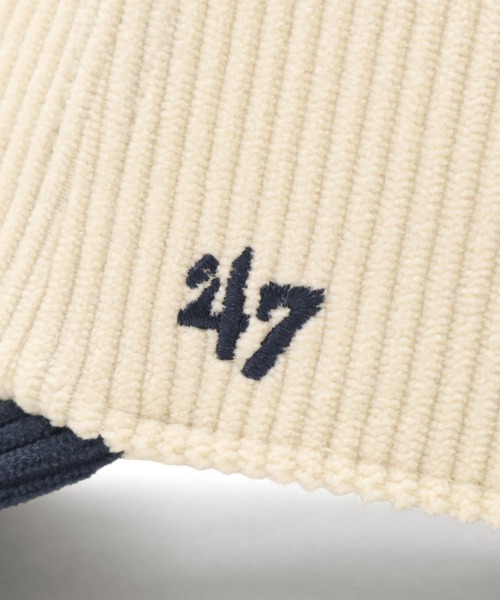 '47（フォーティーセブン）の「’47BRANDフォーティーセブン コーデュロイキャップ ツートーンクリーンナップ MLB（キャップ・メンズ・ホワイト系その他/ホワイト・FREE）」の14枚目の写真