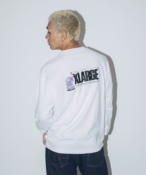 XLARGE(エクストララージ)の「STREET VANDALISM L/S TEE(Tシャツ/カットソー・メンズ・ホワイト/ブラウン/ブラック・M/XL/L/S)」の2枚目の写真