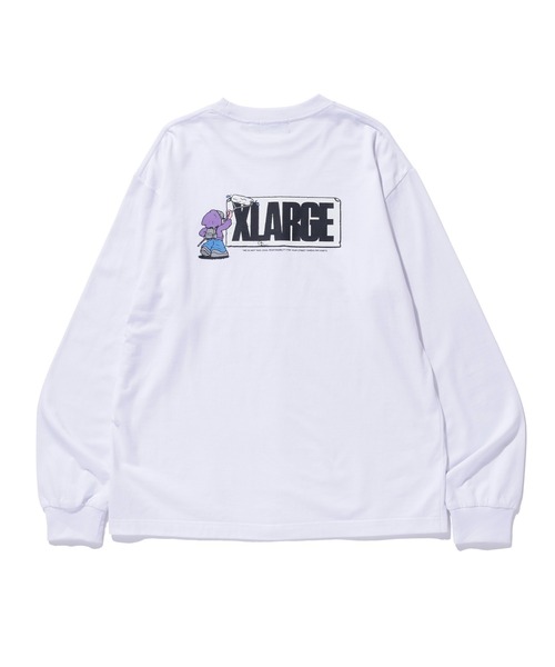 XLARGE(エクストララージ)の「STREET VANDALISM L/S TEE(Tシャツ/カットソー・メンズ・ホワイト/ブラウン/ブラック・M/XL/L/S)」の6枚目の写真