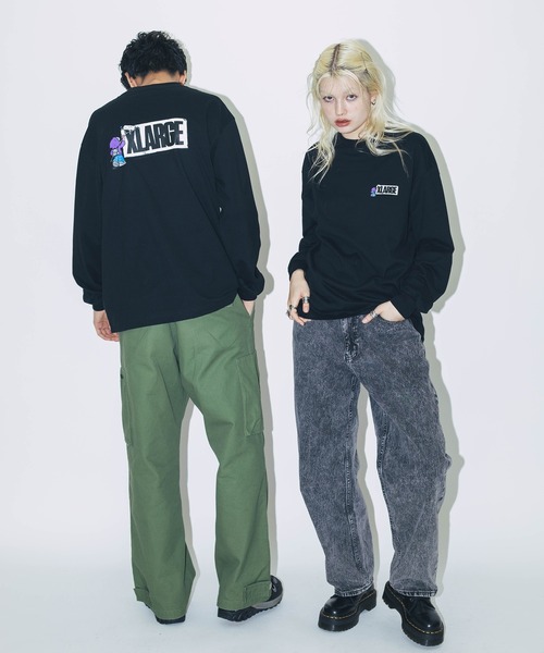 XLARGE(エクストララージ)の「STREET VANDALISM L/S TEE(Tシャツ/カットソー・メンズ・ホワイト/ブラウン/ブラック・M/XL/L/S)」の21枚目の写真