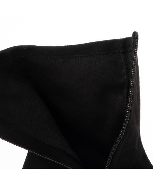 Mafmof（マフモフ）の「Mafmof(マフモフ)9cmトリプルソール厚底ストレッチショートブーツ（ブーツ・レディース・ブラック/ブラック系その他・S/M/L）」の18枚目の写真