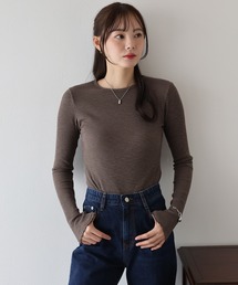 メローリブカットソー