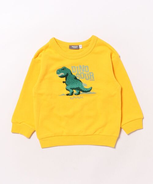 BABYDOLL（ベビードール）の「サガラトレーナー 1060K（スウェット・キッズ・イエロー×グリーン/チャコールグレー/ライトイエロー/ブラック系2/レッド/ピンク/ブラック系1/ネイビー/パープル・90cm/100cm/110cm/120cm/130cm）」の11枚目の写真