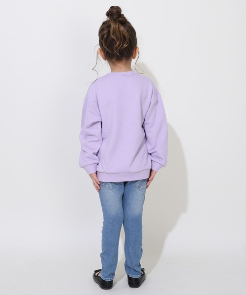 BABYDOLL（ベビードール）の「サガラトレーナー 1060K（スウェット・キッズ・イエロー×グリーン/チャコールグレー/ライトイエロー/ブラック系2/レッド/ピンク/ブラック系1/ネイビー/パープル・90cm/100cm/110cm/120cm/130cm）」の21枚目の写真