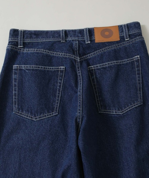 NANO universe（ナノユニバース）の「はっとり（マカロニえんぴつ）コラボ タックバギーデニム(セットアップ可)（デニムパンツ・メンズ・ネイビー・M/L）」の3枚目の写真