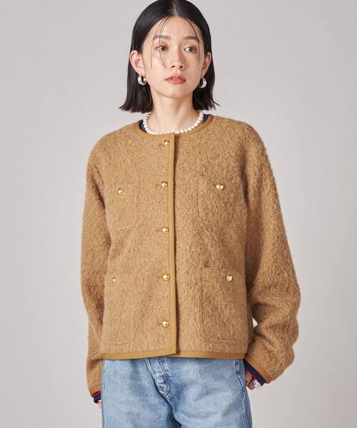未使用　CASEY VIDANENC シップス　リネン　フランス製　ジャケット SHIPS（シップス） ミリタリージャケット モッズコート SHIPS NINE