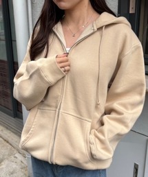 メンズのパーカー（ベージュ系・ジップアップ）ファッション通販